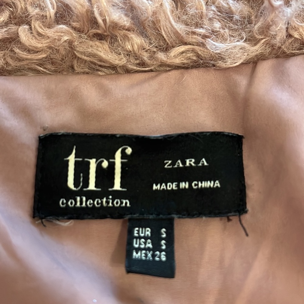 Zara fuzzy pink TRF jacket - Picture 2 of 4